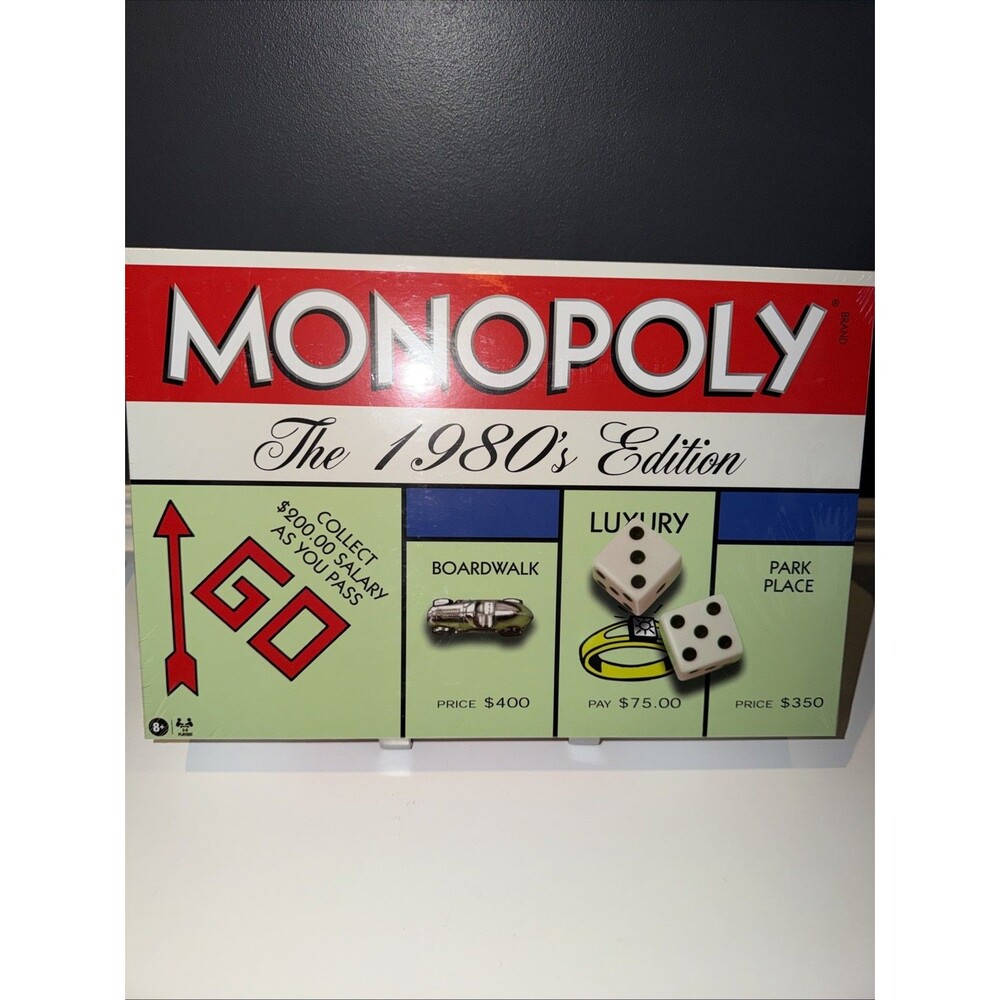 Monopoly The 1980’s Edition Board Game – New Sealed – Retro Classic –Family Game